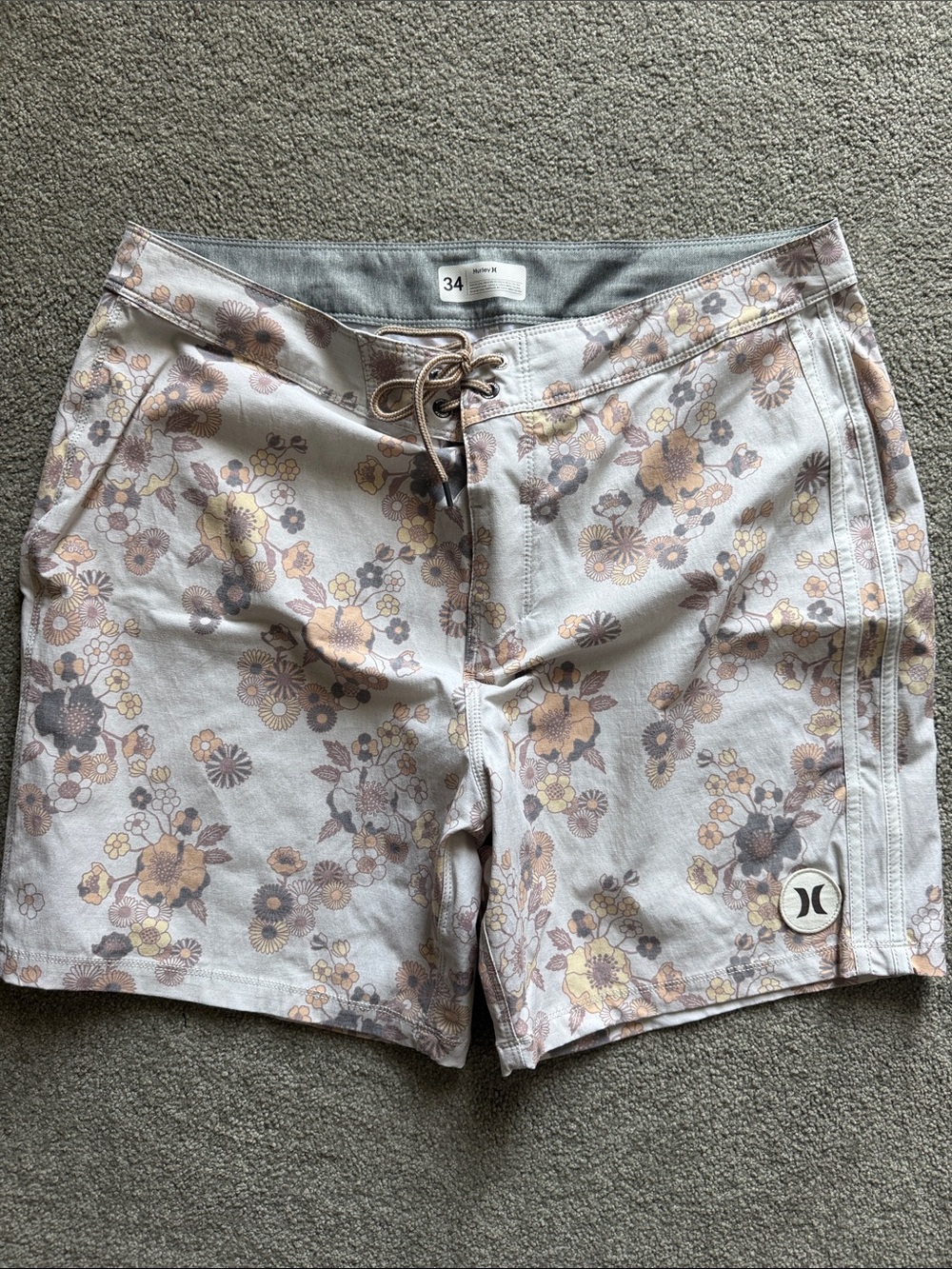 Hurley Men's Phantom Naturals Tailgate 18" Boardshorts - 34 W 7 inseam